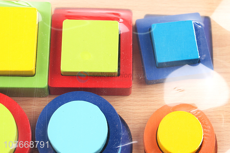 Creative Design Geometric Shape Building Blocks Puzzle Toy