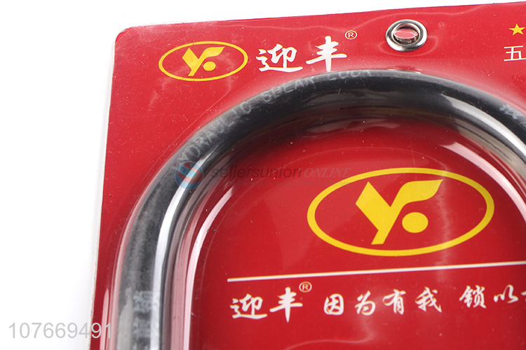 Excellent quality multifunctional spray paint iron lock u shape bicycle lock