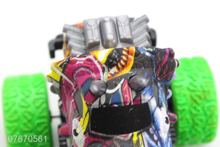 New graffiti dinosaur toy car off-road model car toy