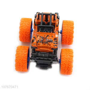 Children's plastic toy car orange car body conventional toy car