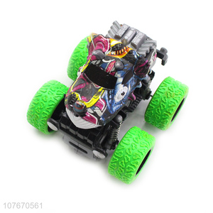 New graffiti dinosaur toy car off-road model car toy