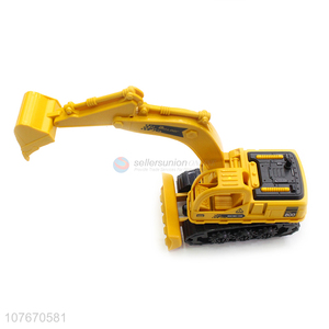 Factory wholesale children's plastic excavator inertial engineering vehicle toy excavator