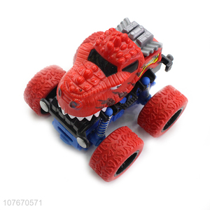 Children's red dinosaur plastic toy car conventional toy car