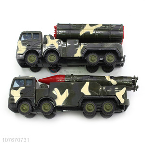 Low price military artillery car children's toy model camouflage military car