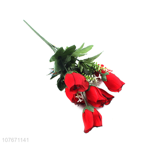 Top sale red artificial flower fake flower for home decor