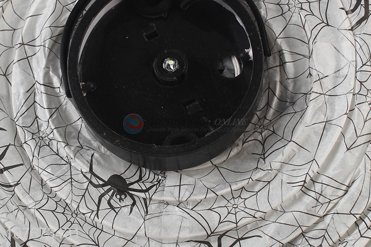 Wholesale Spider Pattern Paper Lantern With LED Light For Halloween Decoration