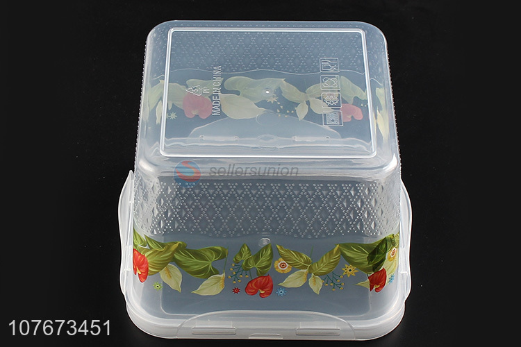 Good Quality 3 Pieces Preservation Box Plastic Food Container Set