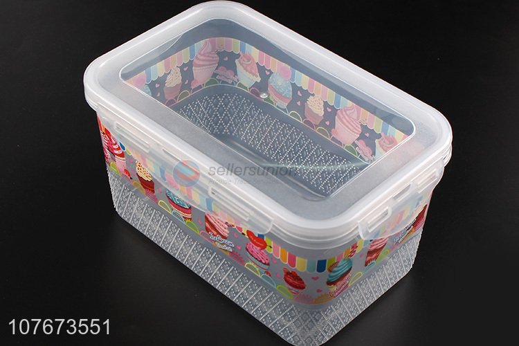 Fashion Printing 3 Pieces Rectangle Preservation Box With Lids Set