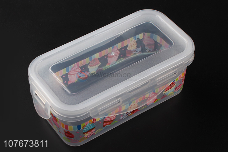 Popular Household 5 Pieces Plastic Food Fresh Container Preservation Box Set