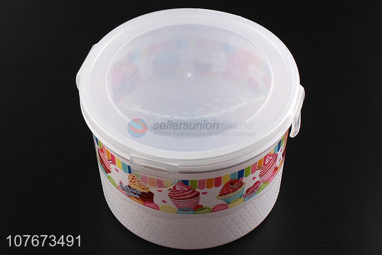 New Design 3 Pieces Large Capacity Round Food Fresh Preservation Box Set