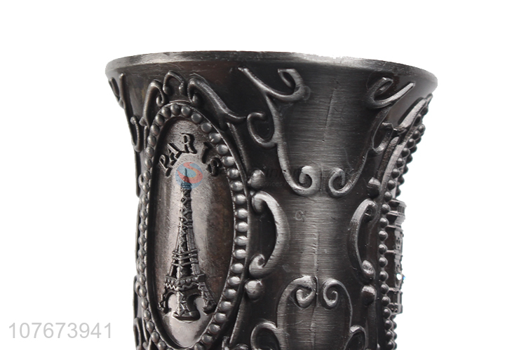 Best selling new design decorative zinc metal water cup