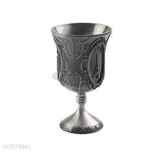 Best selling new design decorative zinc metal water cup