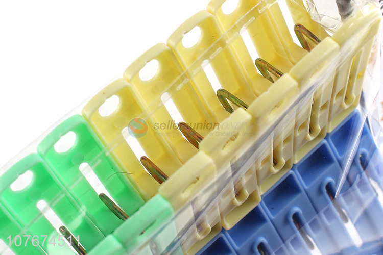 Low price multi-purpose clothespin underwear clip color plastic clip