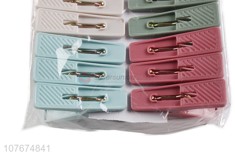 Popular Home Furnishing Applicable Windproof Clothes Clip Flat Plastic Clip
