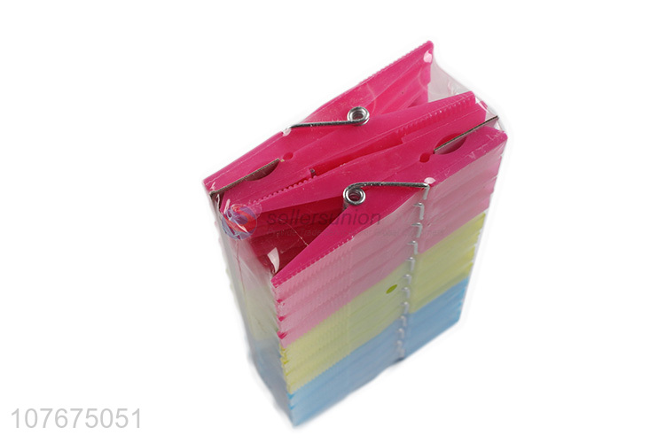 Hot sale household anti-off fixed windproof tiger clip 24 pcs
