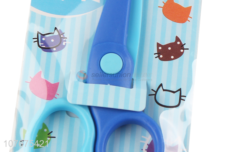 Best selling children safety scissors plastic student scissors