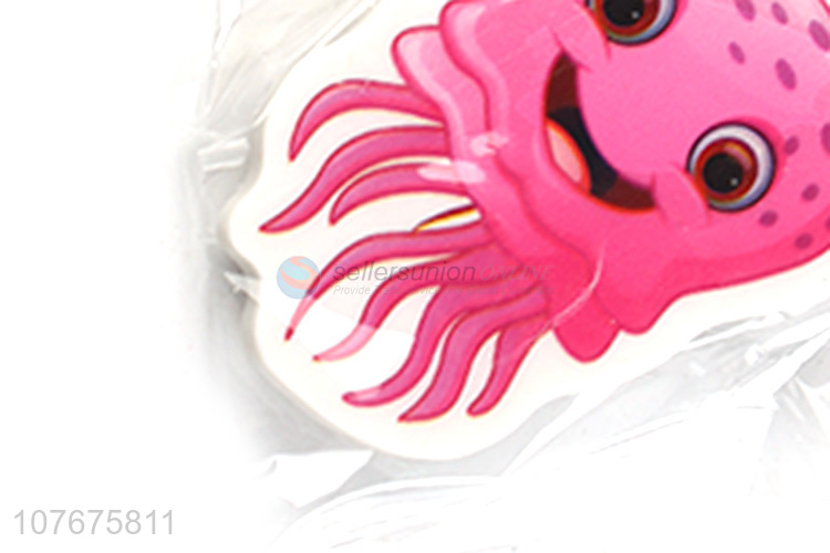 Wholesale children stationery cartoon octopus shape eraser