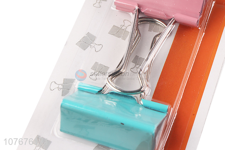 Hot selling office binder clips ticket cllips school stationery