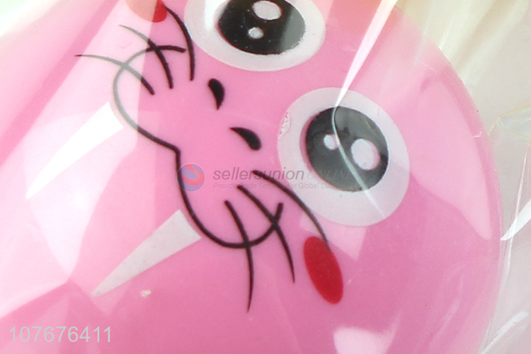 Best selling student stationery round cartoon plastic pencil sharpener