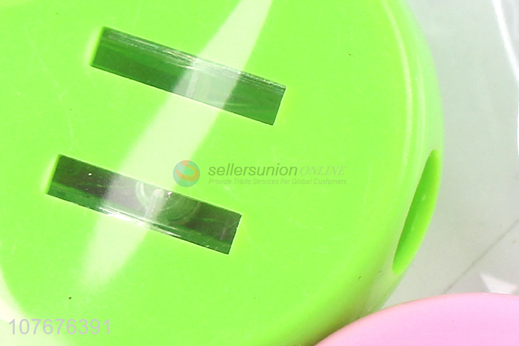 New products school stationery lollipop shape plastic pencil sharpener