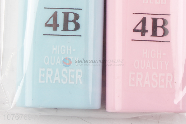 Top seller office school stationery eco-friendly 4B erasers