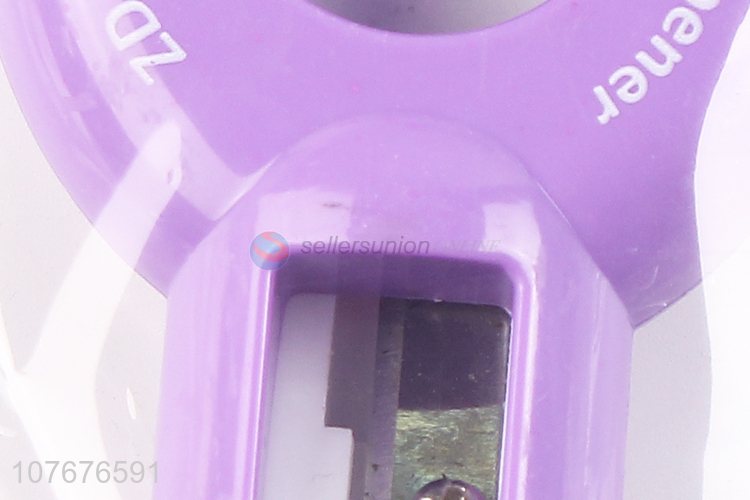 New arrival student stationery plastic pencil sharpener for sale