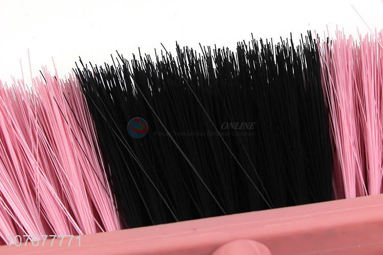Custom Colorful Plastic Broom Head Household Cleaning Broom