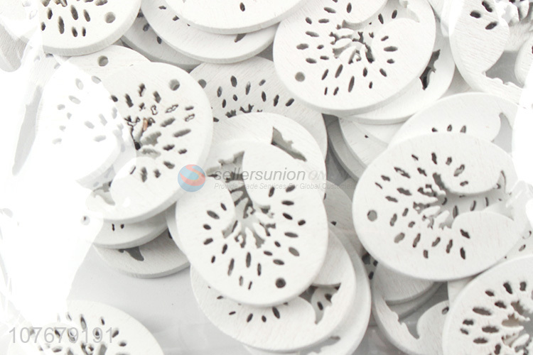 Creative Mini Wooden Crafts Handmade Accessories Hollow Round Tree Accessories