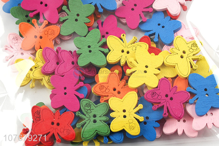 Cute cartoon wooden accessories handmade butterfly accessories