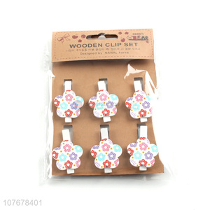 Popular home shop decoration photo wall small flower clip