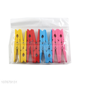 Hot-selling home shop decoration crafts small clips 6 packs