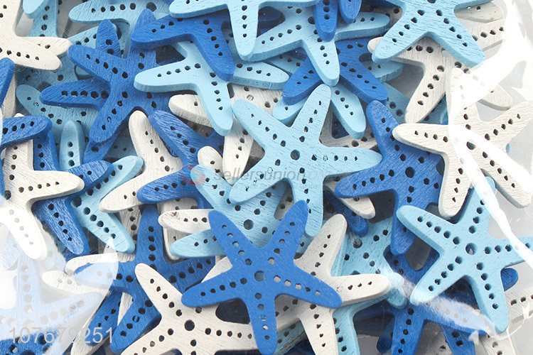 Popular colorful handmade accessories wooden starfish accessories