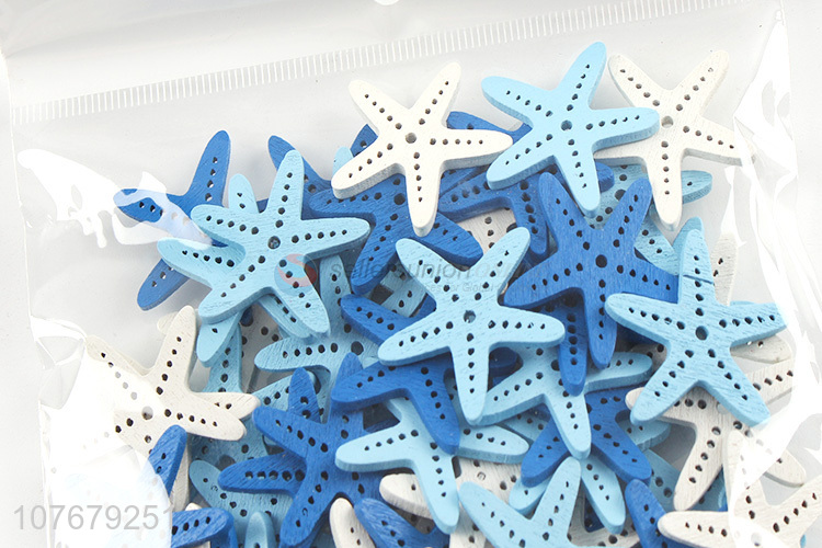 Popular colorful handmade accessories wooden starfish accessories