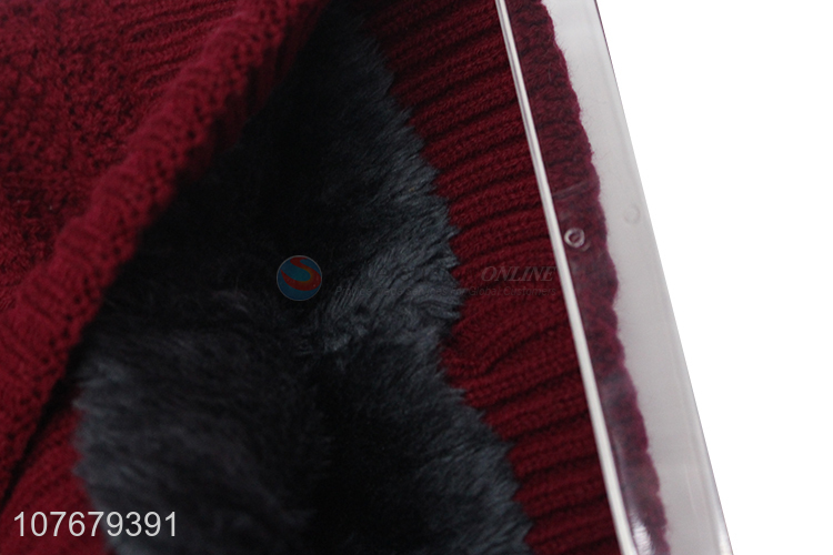 Custom Women Acrylic Knitted Beanie Hat Fashion Winter Hat
