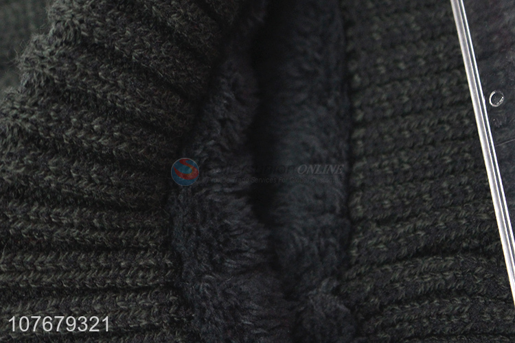 Hot Selling Acrylic Beanie Hat Winter Warm Knitted Hat