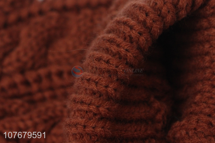 Cute Design Winter Warm Knitted Beanie Hat For Children
