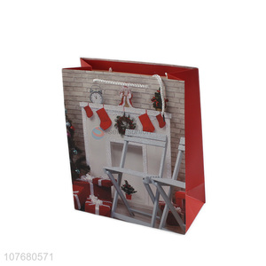 Hot sale christmas gift red packaging bag exquisite gift bag 