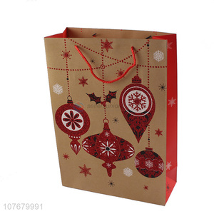 Popular red kraft paper gift bag gift gift packaging bag