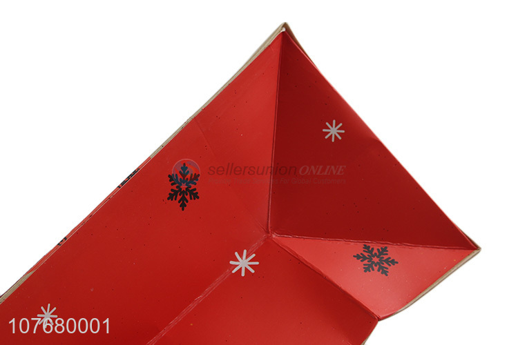 Wholesale red christmas tree kraft paper gift gift packaging bag