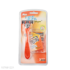 Popular product 3balde shaving razor for beard cleaning