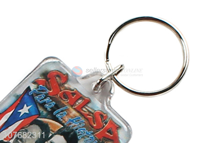 Low price photo key chain acrylic keychain key ring