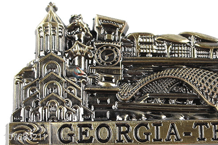Wholesale Georgia souvenir metal fridge magnet fridge sticker