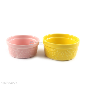 Delicate Design Colorful Ceramic Bowl Meal Bowl Soup Bow