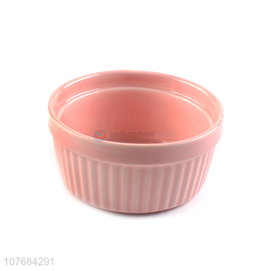 Good Quality Colorful Ceramic Bowl Round Bowl Soup Bow
