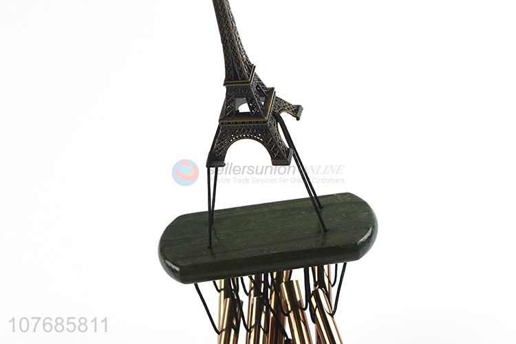 Hot products eiffel tower wind chimes for garden decoration