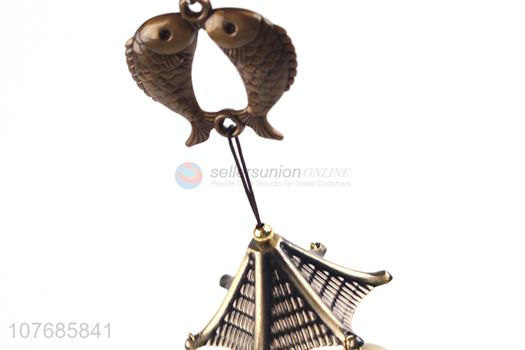 Factory price antique fish wind chimes for outdoor decoration