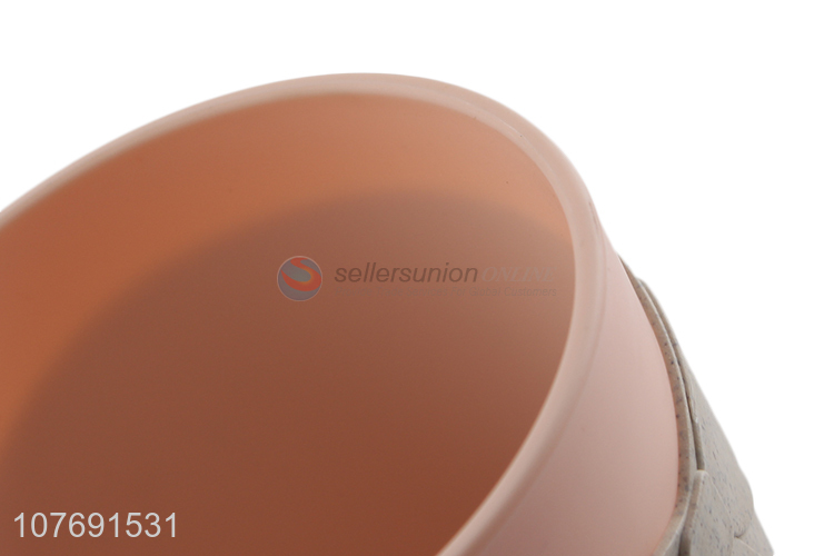 High quality plastic tooth mug wheat straw biodegradable drinking cup