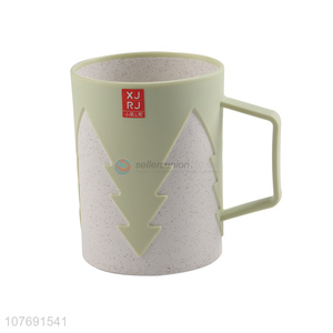 Promotional bathroom wheat straw tooth mug eco-friendly drinking cup