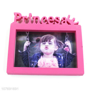 Fashion Design Rectangle Plastic Photo Frame With Back Stander