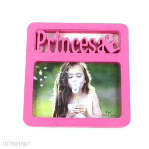 New Style Fashion Plastic Photo Frame With Back Stander